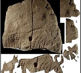 Гравировка возрастом якобы 38 тысяч лет и другие новости археологии