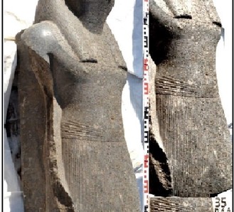 Колосс с головой сокола из Египта и другие новости археологии 